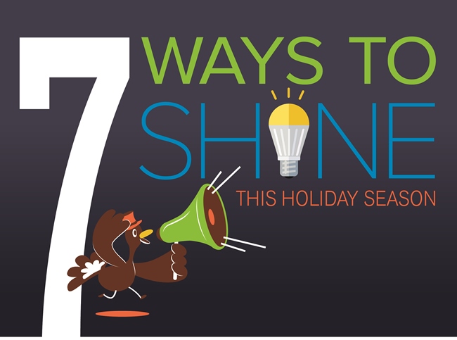 Seven ways to shine this holiday season