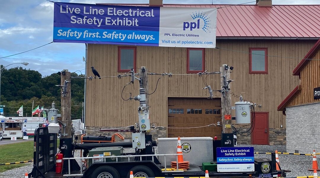 Live Line Electrical Safety Exhibit visits Bloomsburg Fair