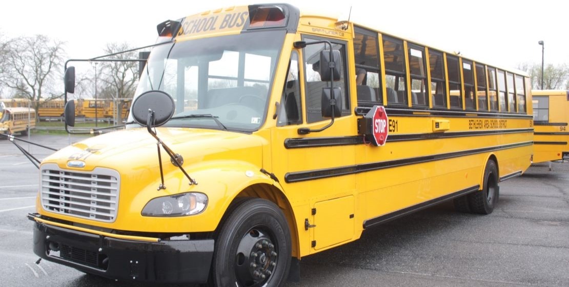 A Bethlehem School District Electric Bus.