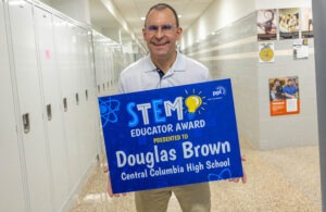 A photo of STEM Educator Award winner Douglas Brown.