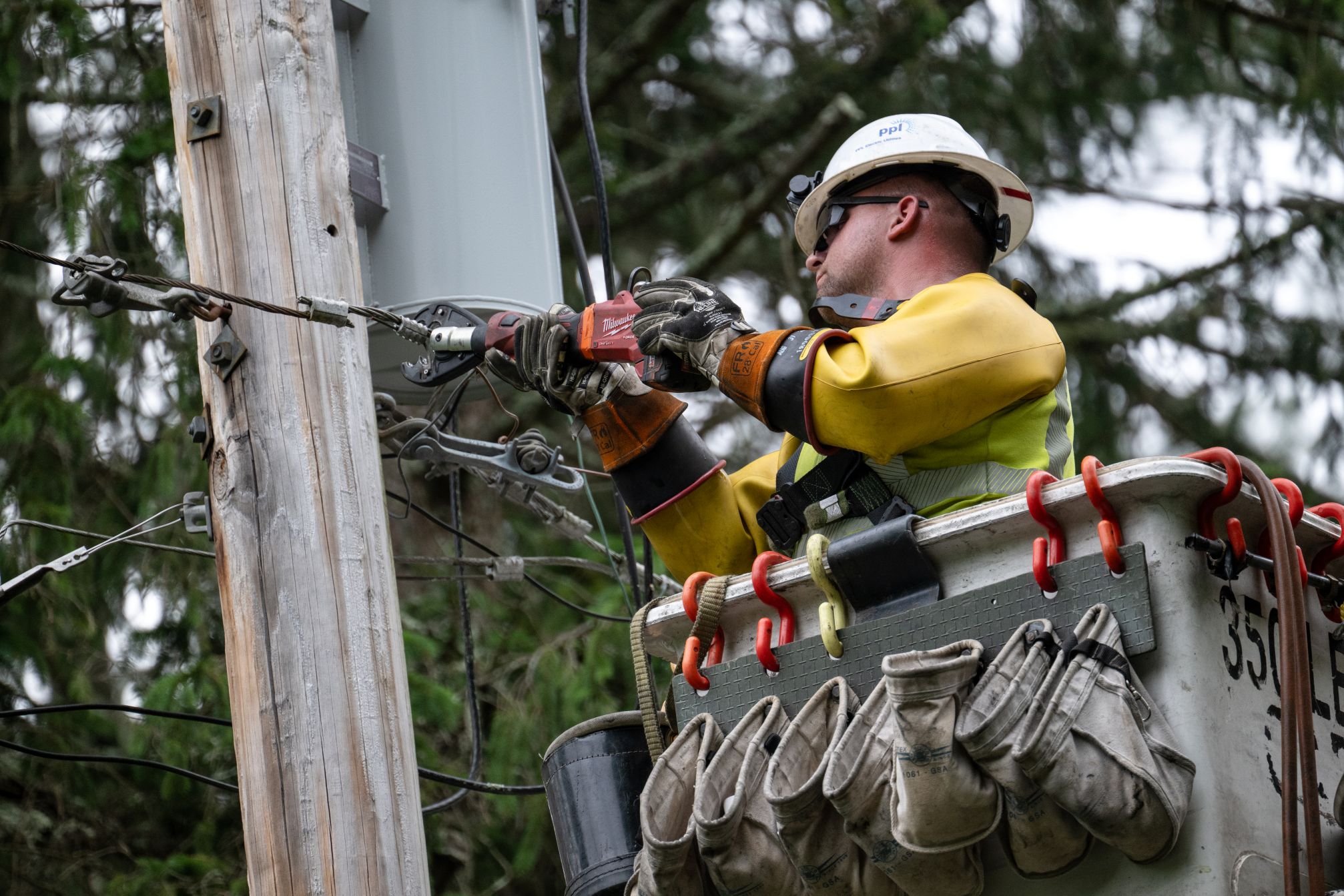 Lineworker Blog Family eating lunch together outdoors at a table